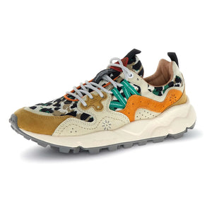 Flower Mountain - Zapatillas Yamano 3 Leopard de ante y nailon | Naranja