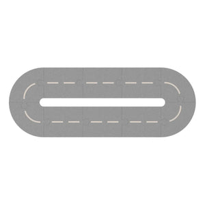 Liewood - Puzle de carretera - Set de 10 | Gris ceniza/Arena