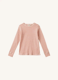 Caramelo - Camiseta de Rayas Kishon | Roja