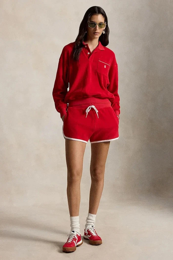 Sudadera de algodón Polo Ralph Lauren para mujer LT WT COTTON TERRY-KNT-POLO