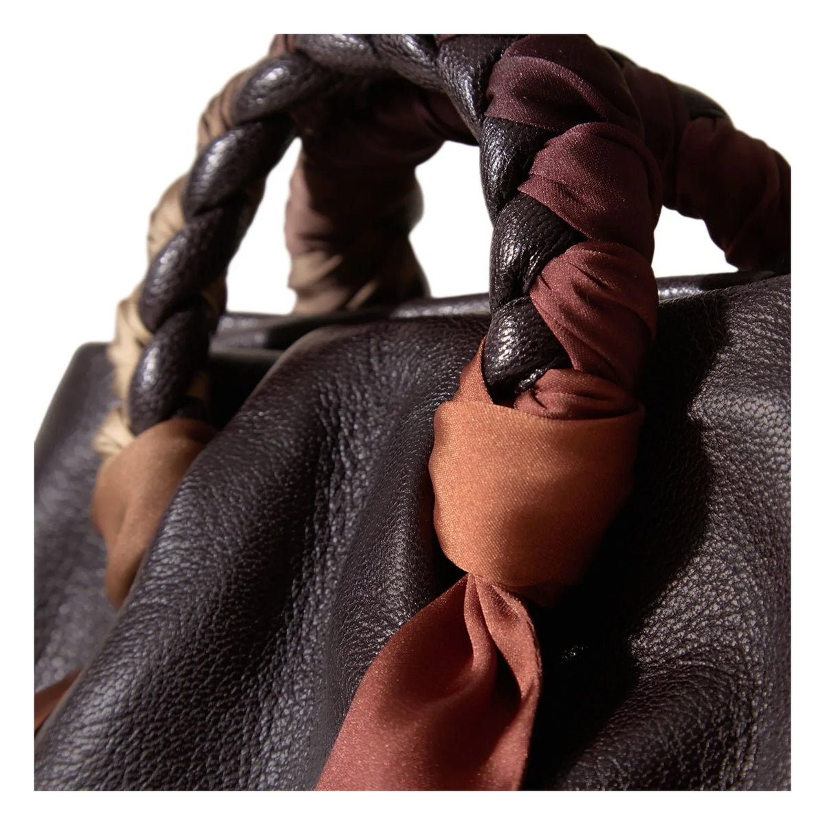 Hereu - Bolso de Piel Bombon Eşarp | Ebony