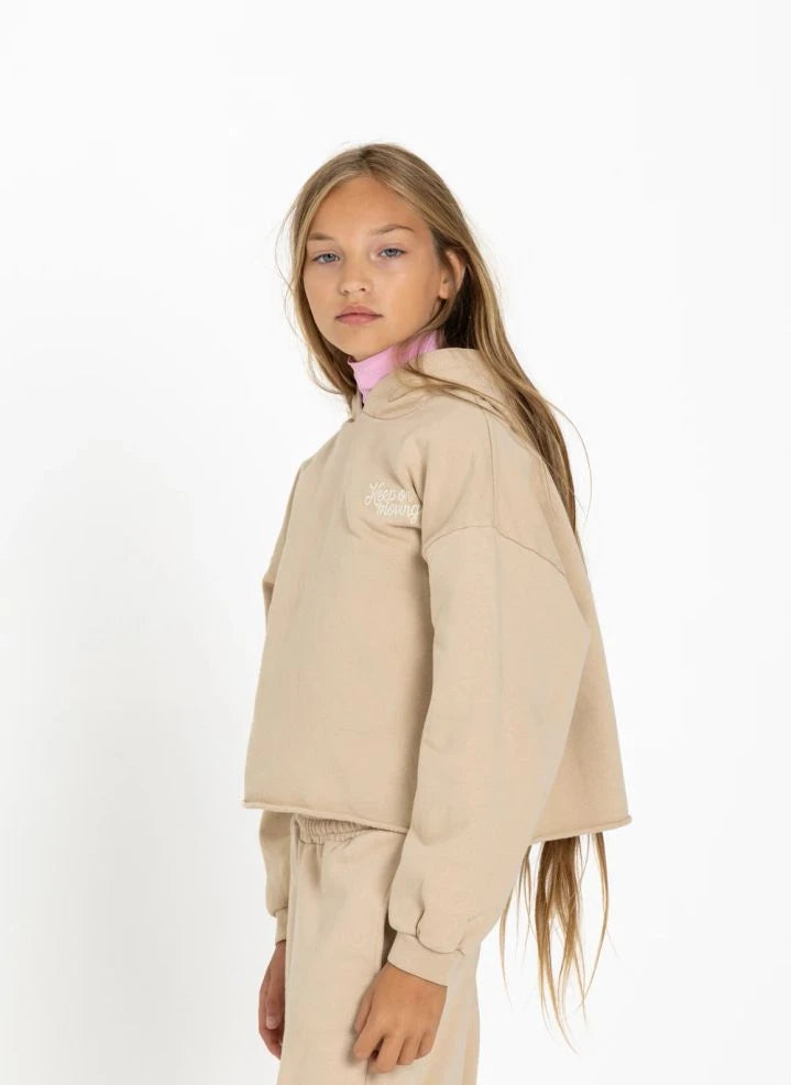 Smallable Kid - "Petal Keep On Moving" Sudadera | Beige