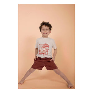 Loir - Camiseta Dia Del Sol Chiné | Gris jaspeado y blanco