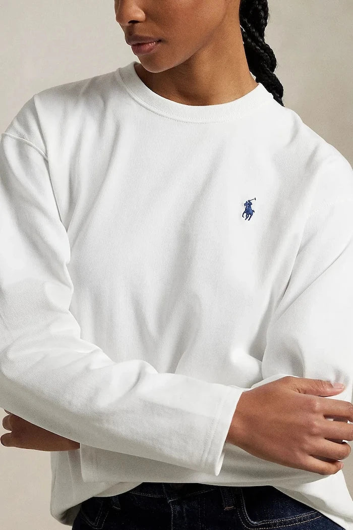 Blusa de algodón de manga larga Polo Ralph Lauren