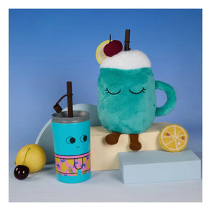 Asobu - Vaso termo isotérmico con funda de piña | Azul