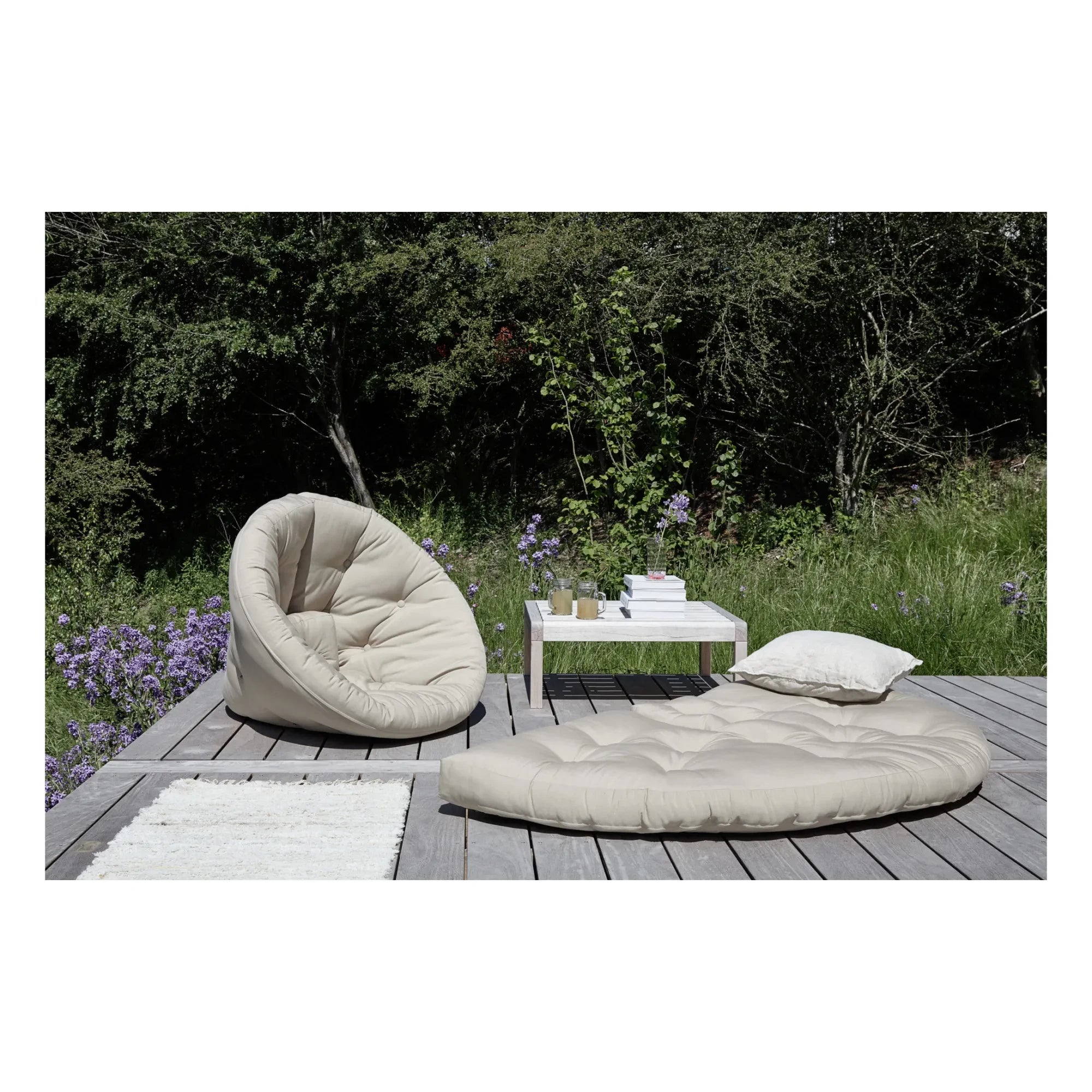 Karup Design - Puf de exterior | Blanco