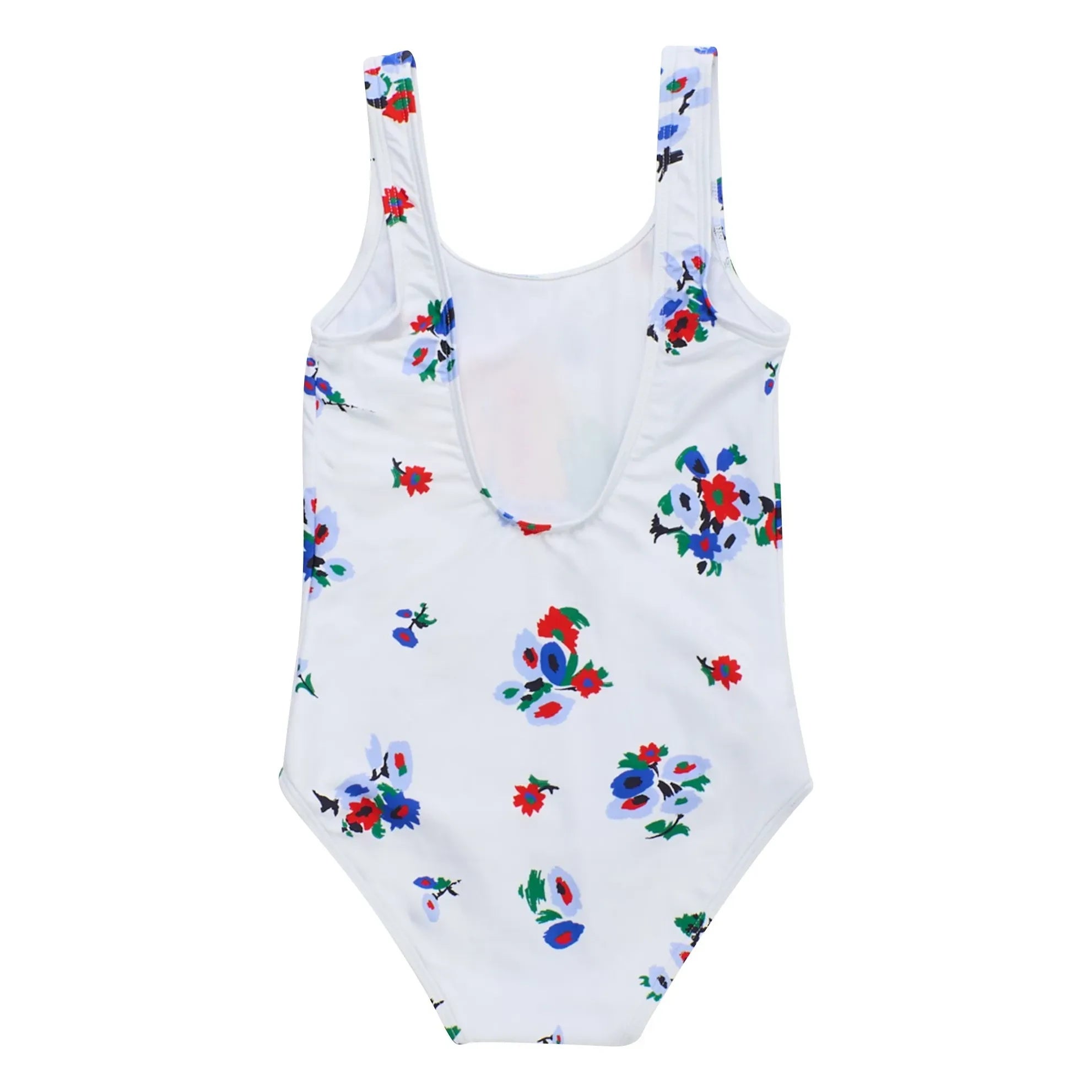 Maison Mangostan - Bañador con estampado de pájaros | Blanco