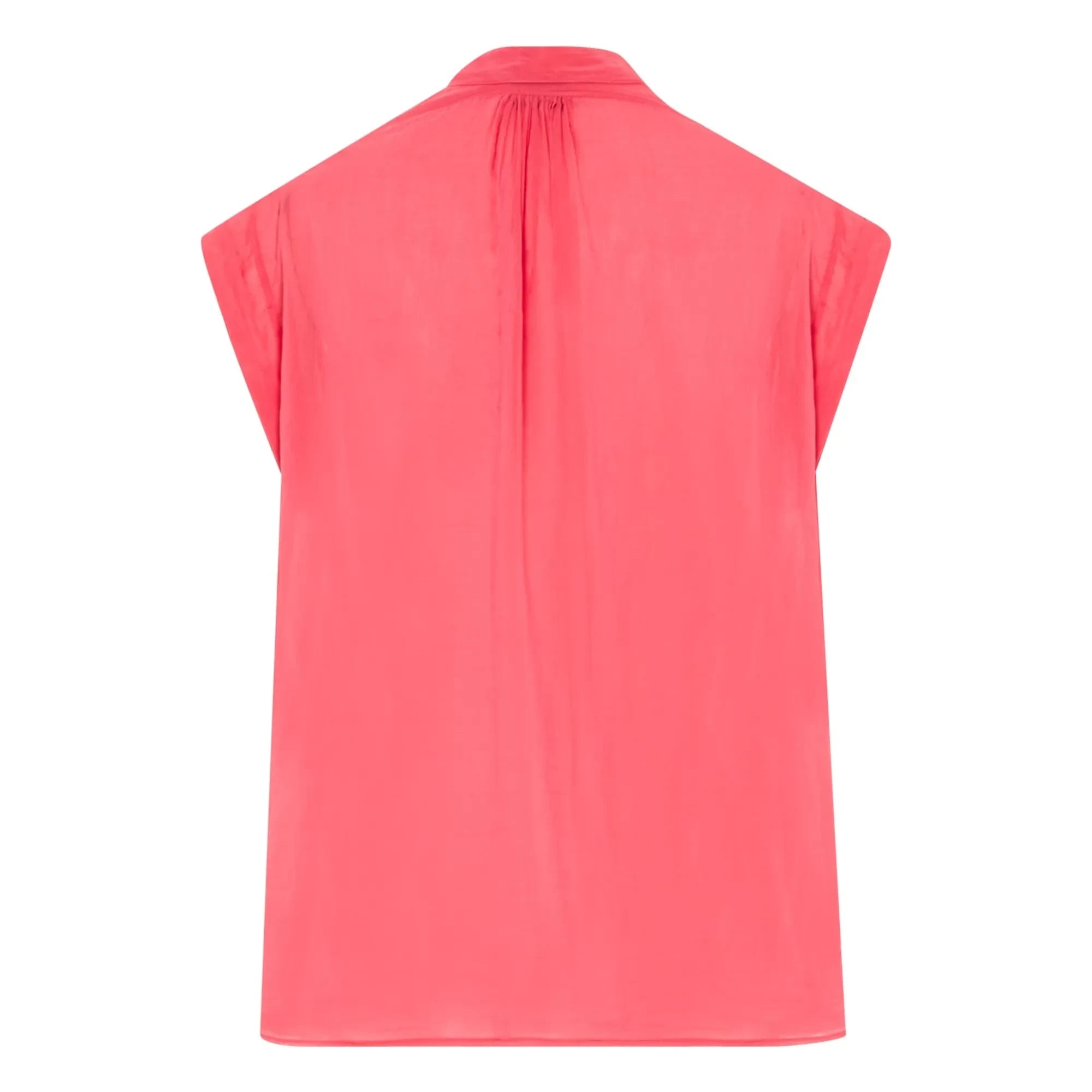 Forte Forte - Blusa de voile de algodón y seda | Rosa