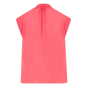 Forte Forte - Blusa de voile de algodón y seda | Rosa