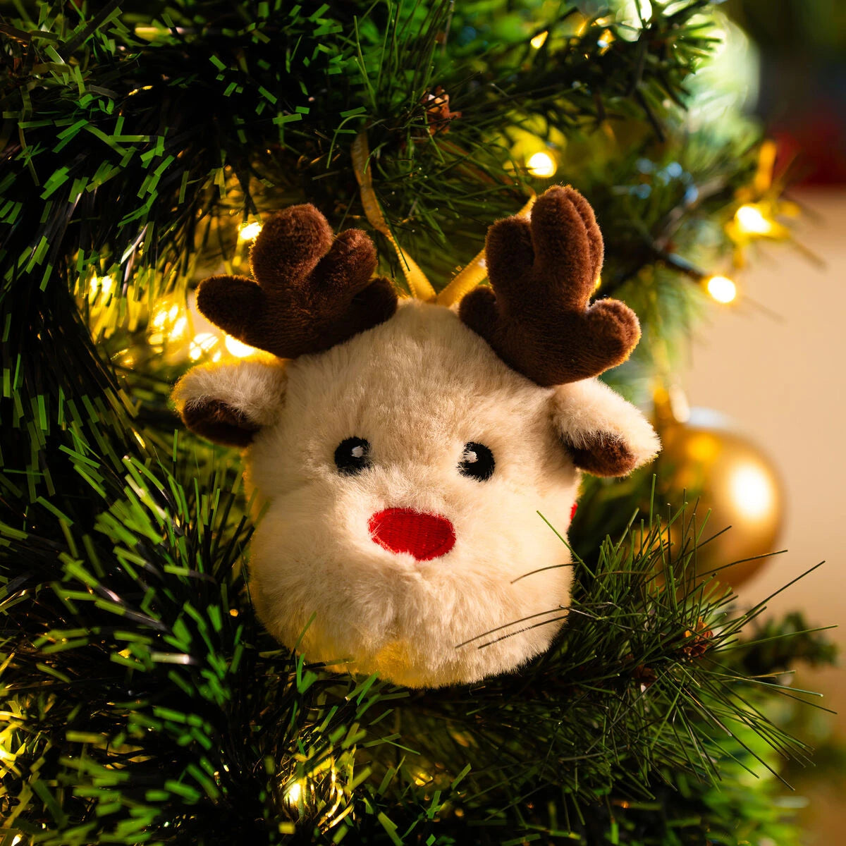 Legami - Adorno de Árbol de Navidad de Juguete de Peluche de Reno - Oh-Oh-Ohrnaments