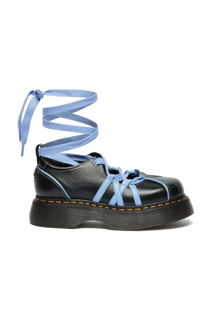 Zapatos de piel Dr. Martens Buzz Ballerina con cordones