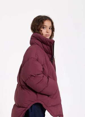 Finger in the nose - Chaqueta acolchada con relleno Snowbag | Aubergine