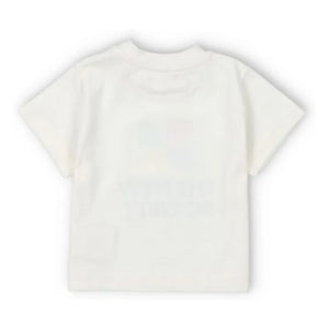 the new society - Camiseta con el logo "Mykonos Baby" | Crudo