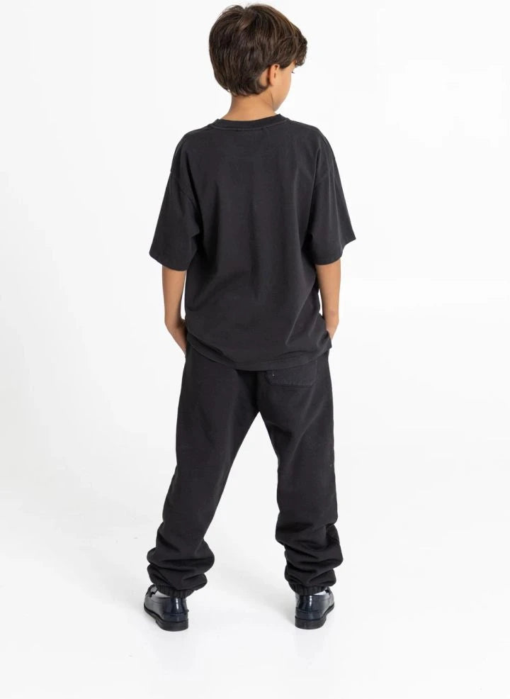Smallable Kid - Rush Jogger de Algodón Orgánico | Negro