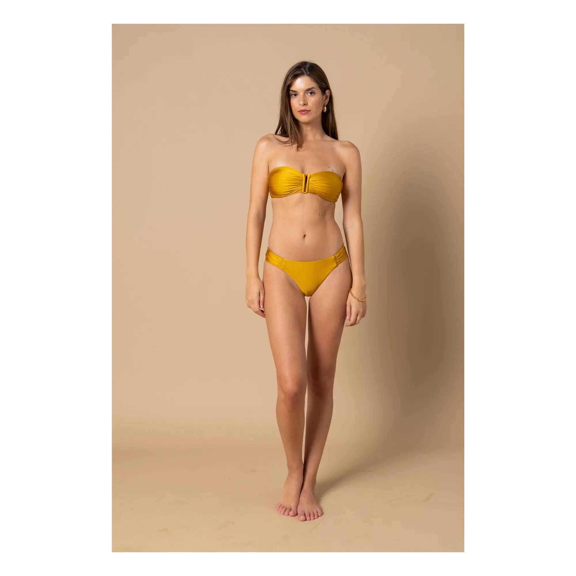 Alma Deia - Blake Bandeau Top | Oro