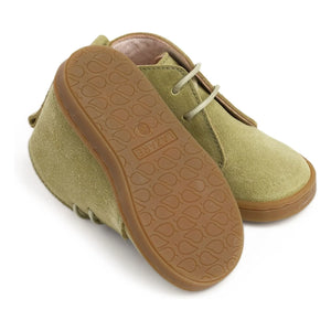 Lazare - Zapatillas de cordones de ante Raoul | Verde almendra