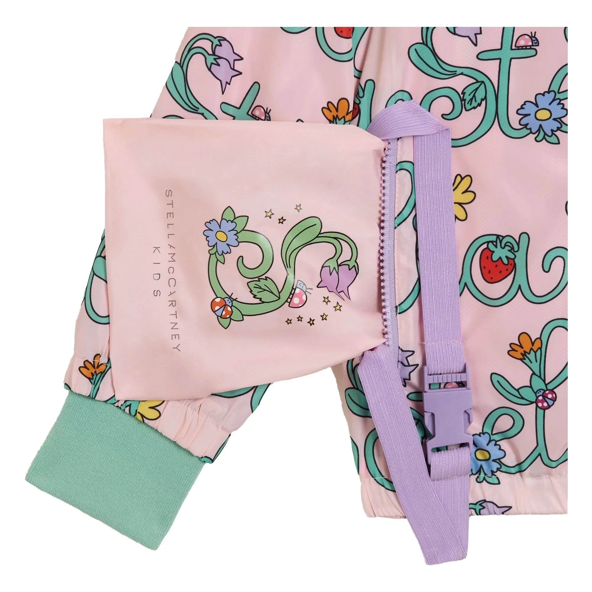 Stella McCartney Kids - Chaqueta de fibra reciclada Stella | Rosa