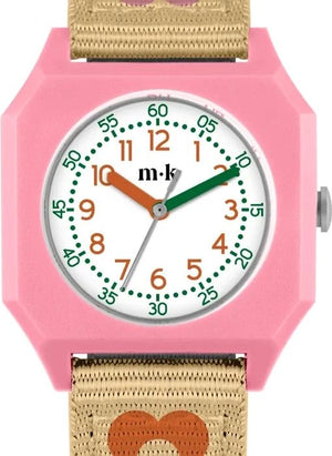 Mini Kyomo - Reloj Flores de los Setentas - Mini Kyomo x Taxi Brousse | Beige