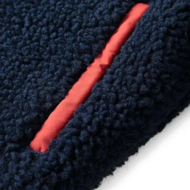 Liewood - Jackson Chaqueta reversible estilo sherpa fabricada con fibras recicladas | Caqui