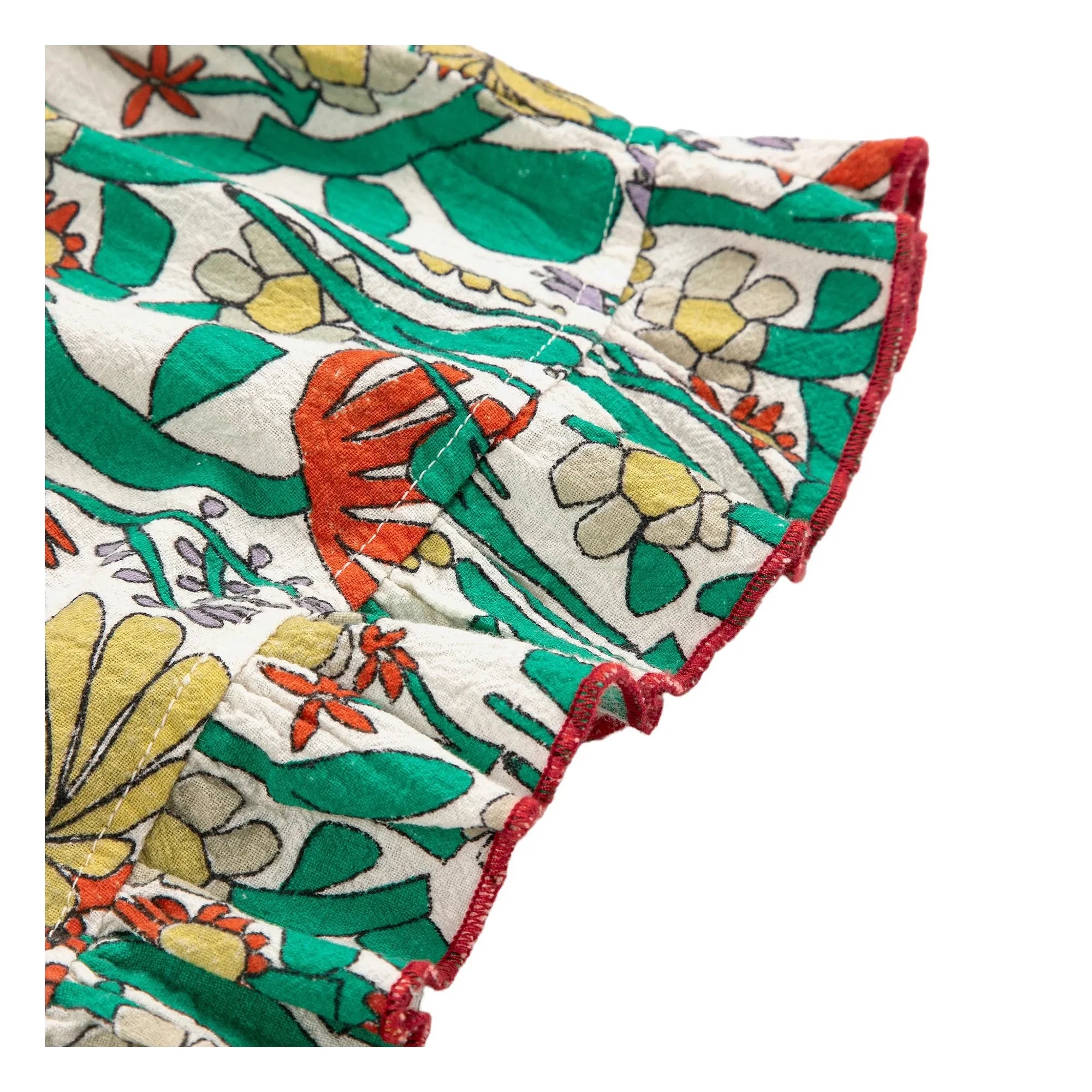 Bobo Choses - Shorts de algodón orgánico con volantes | Blanco