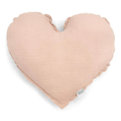 Baby Shower - Almohada corazón | Rosa claro