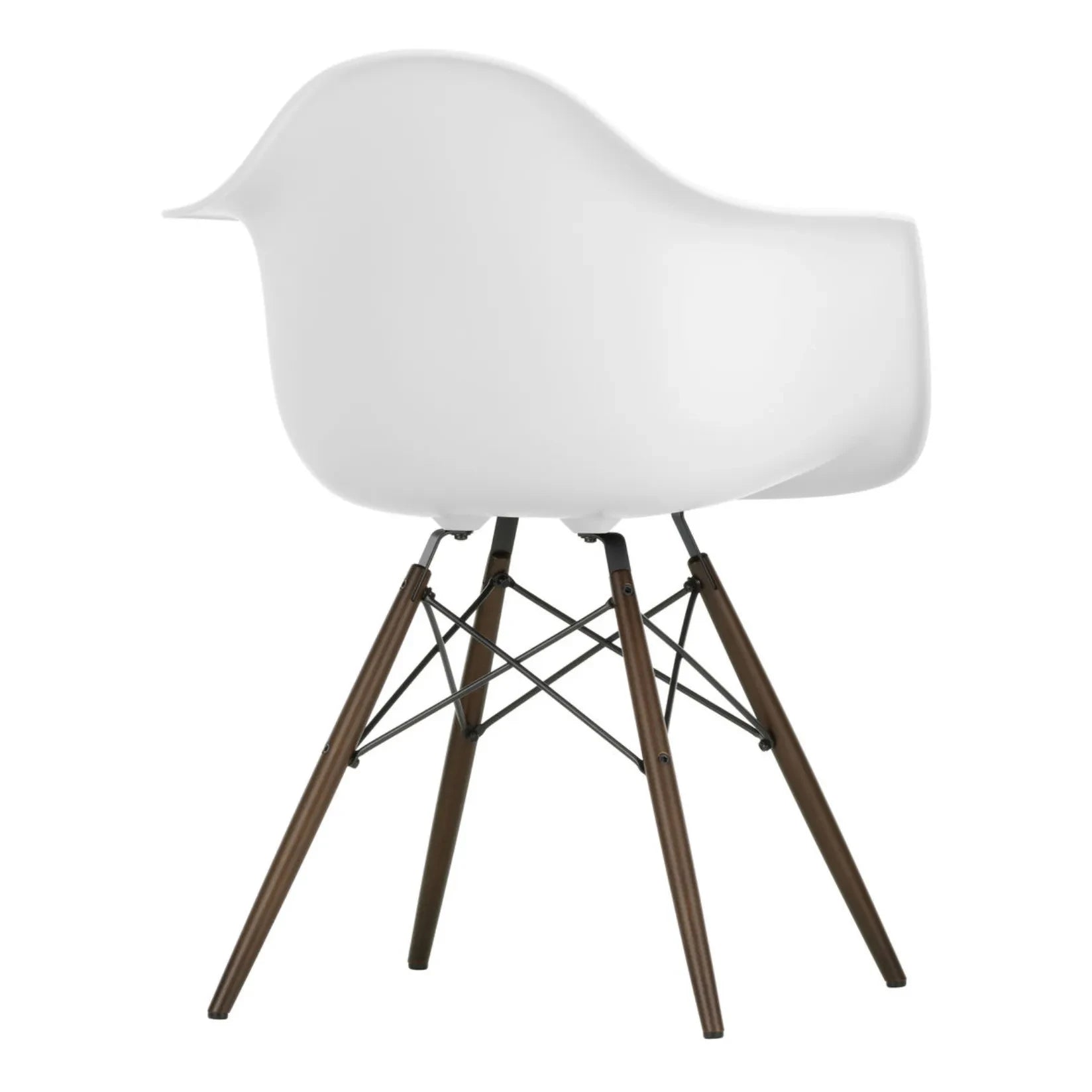 Vitra - Silla DAW - base de arce - Charles & Ray Eames | Blanco