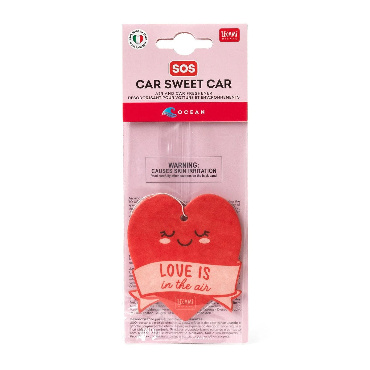 Legami - Ambientador de coche - Corazón - SOS Mi dulce coche