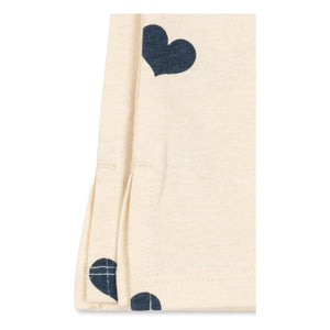 Konges Sløjd - Pantalón Drey de Algodón Orgánico con Corazones | Rosa