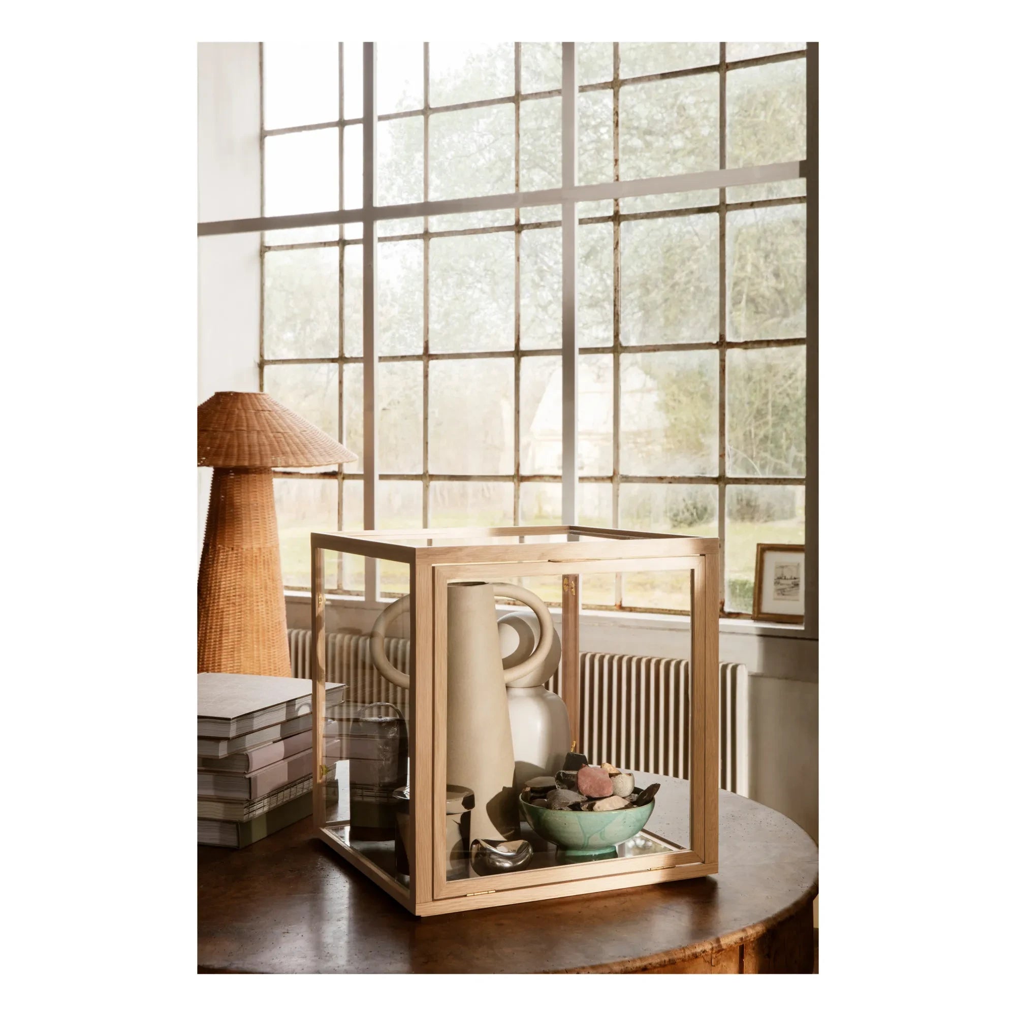 Ferm Living - Lámpara Dou Rattan