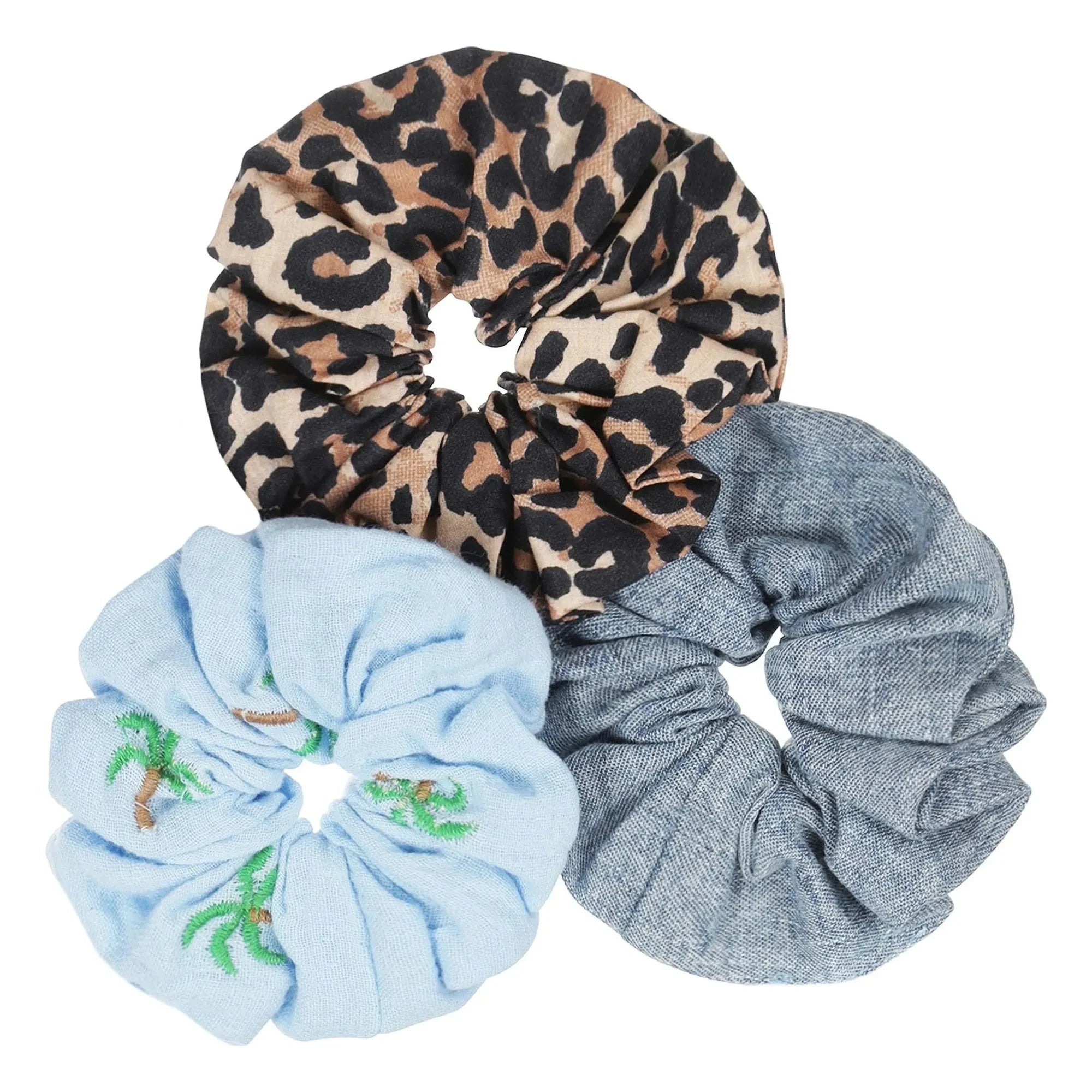 Tumble N'Dry - Set de 3 pinzas de leopardo | Azul
