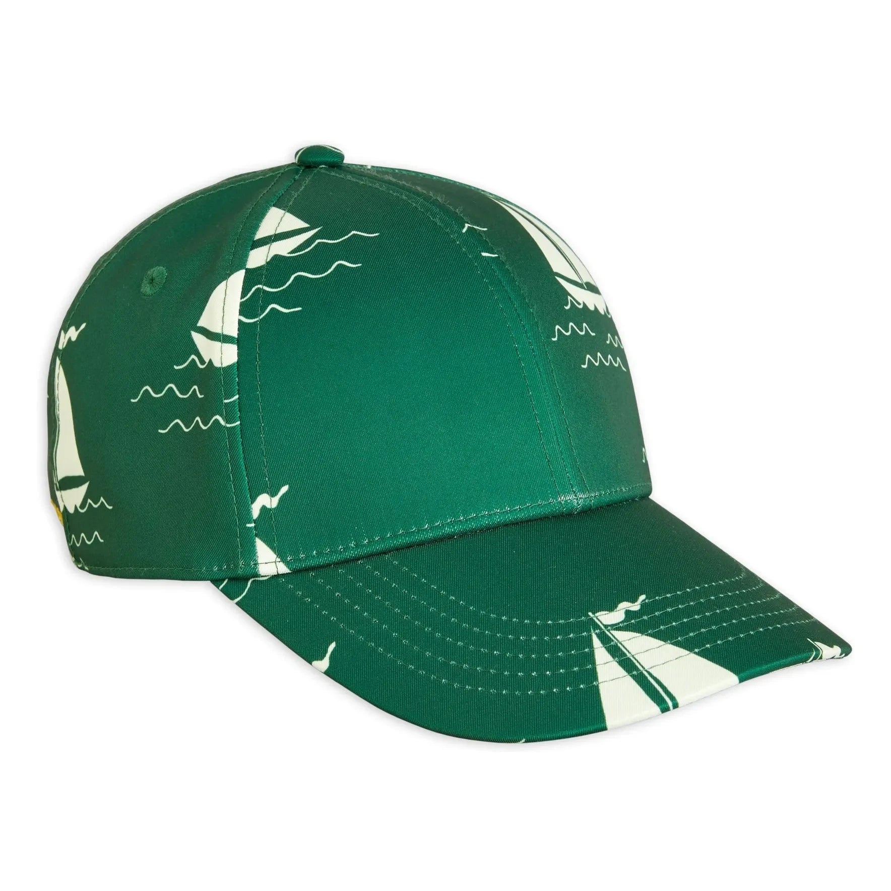 Mini Rodini - Gorro de algodón orgánico Bateaux | Verde
