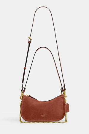 Bolso de piel Coach Suede Waverly para mujer