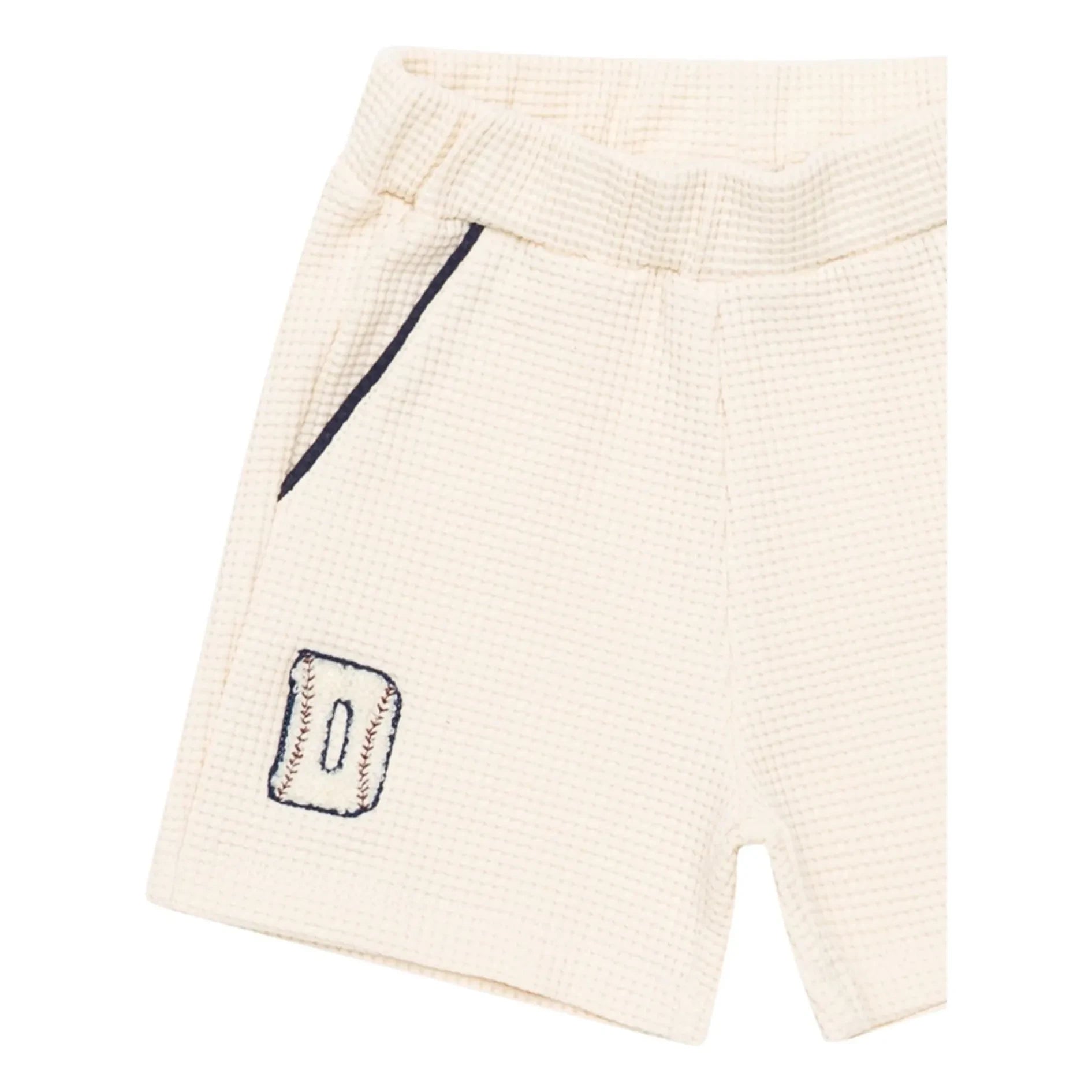 Donsje - Pantalones cortos Petar Waffle | Marfil