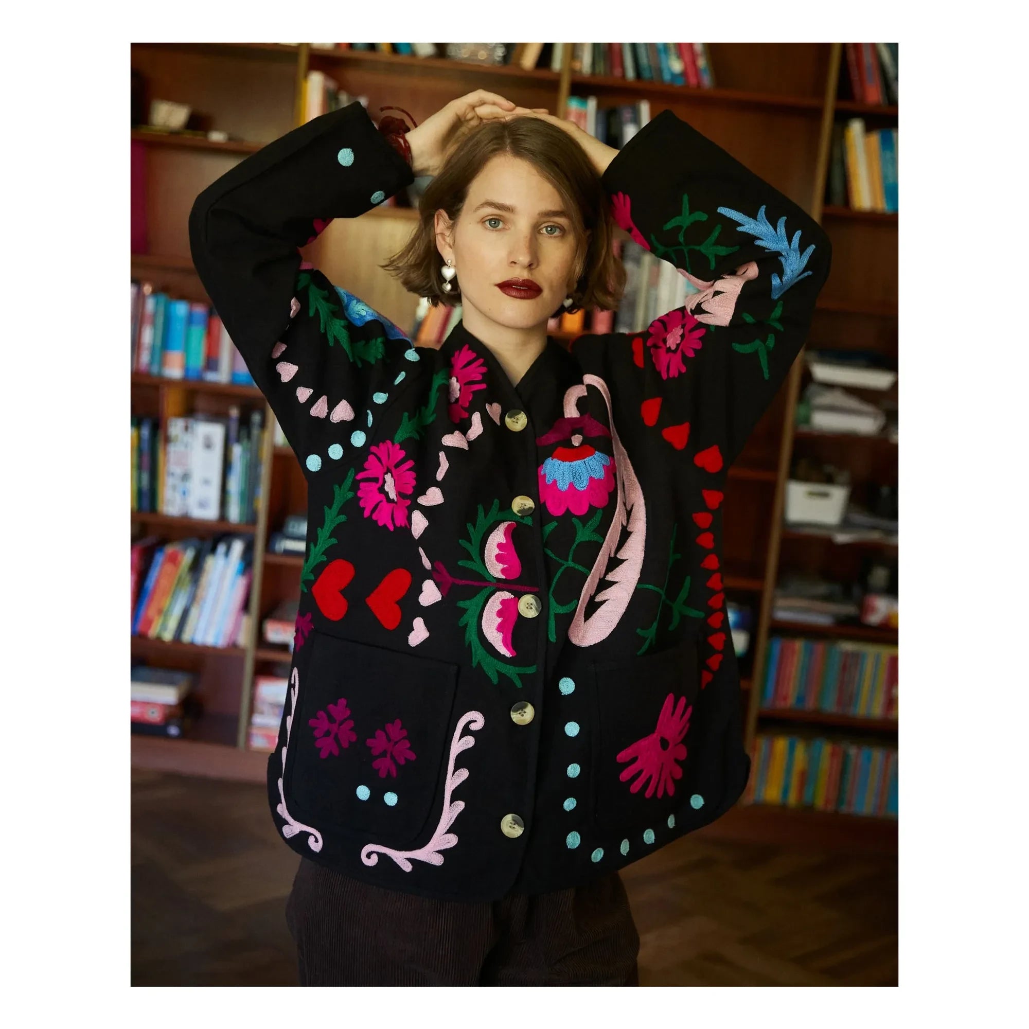 SISSEL EDELBO - Chaqueta Maggie Wild Child | Negro