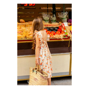 Louis Louise - Vestido Arlette Fleurie | Rosa beige