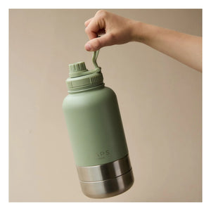 Haps Nordic - Haps Go botella de agua para perros - 900 ml | Verde Menta