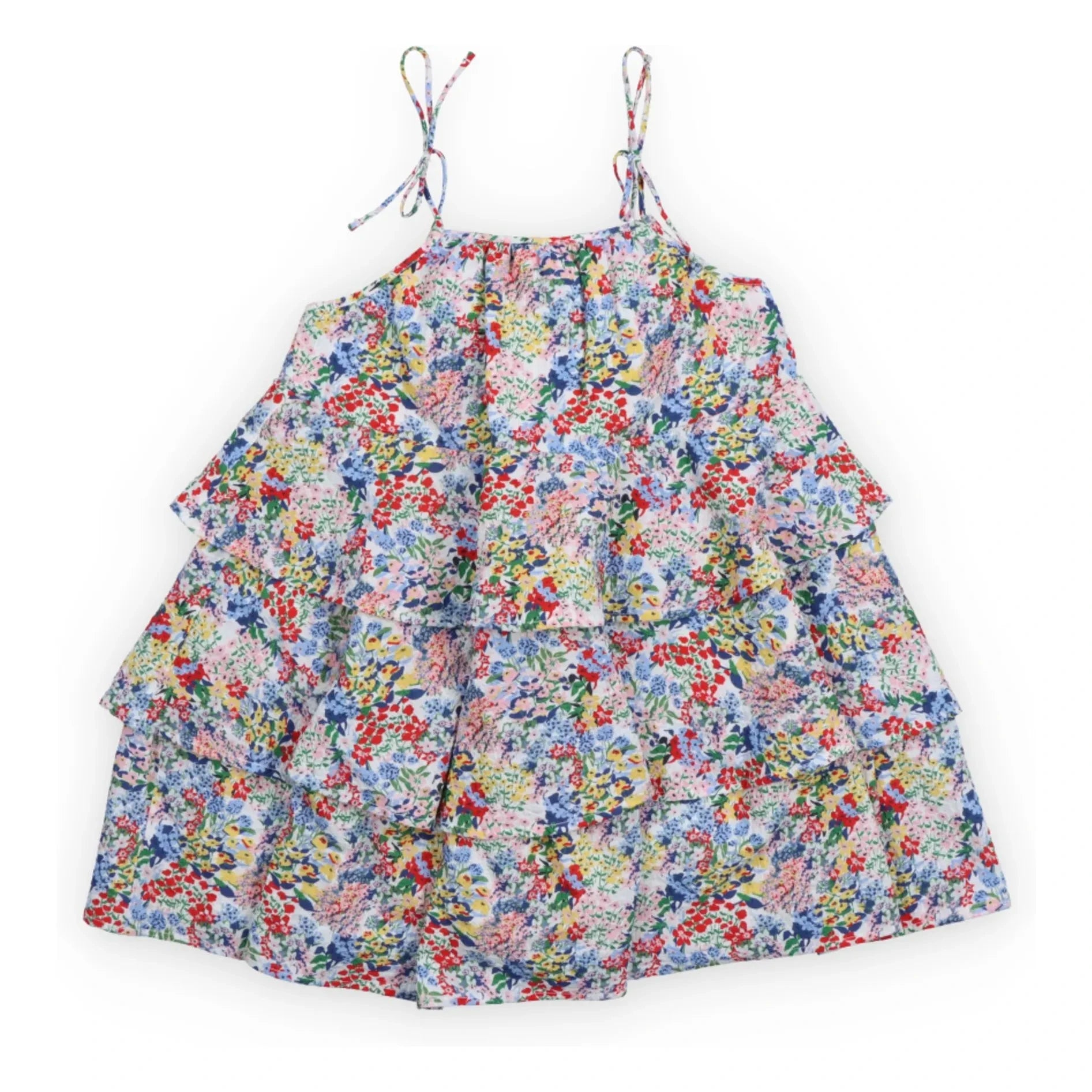 the new society - Vestido Verbena Fleurie | Azul
