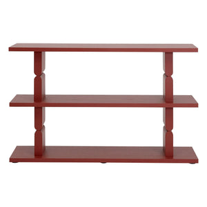 Nobodinoz - Estantería de madera pintada Noon | Rouge Brun