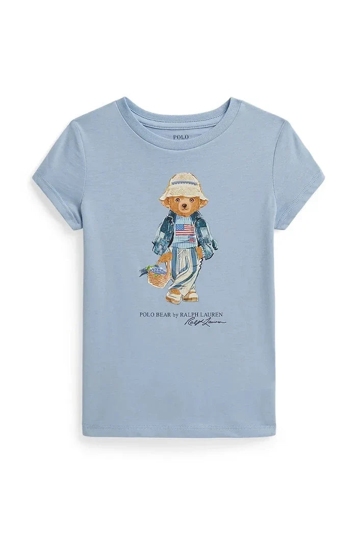 Camiseta básica de algodón Polo Ralph Lauren para niños