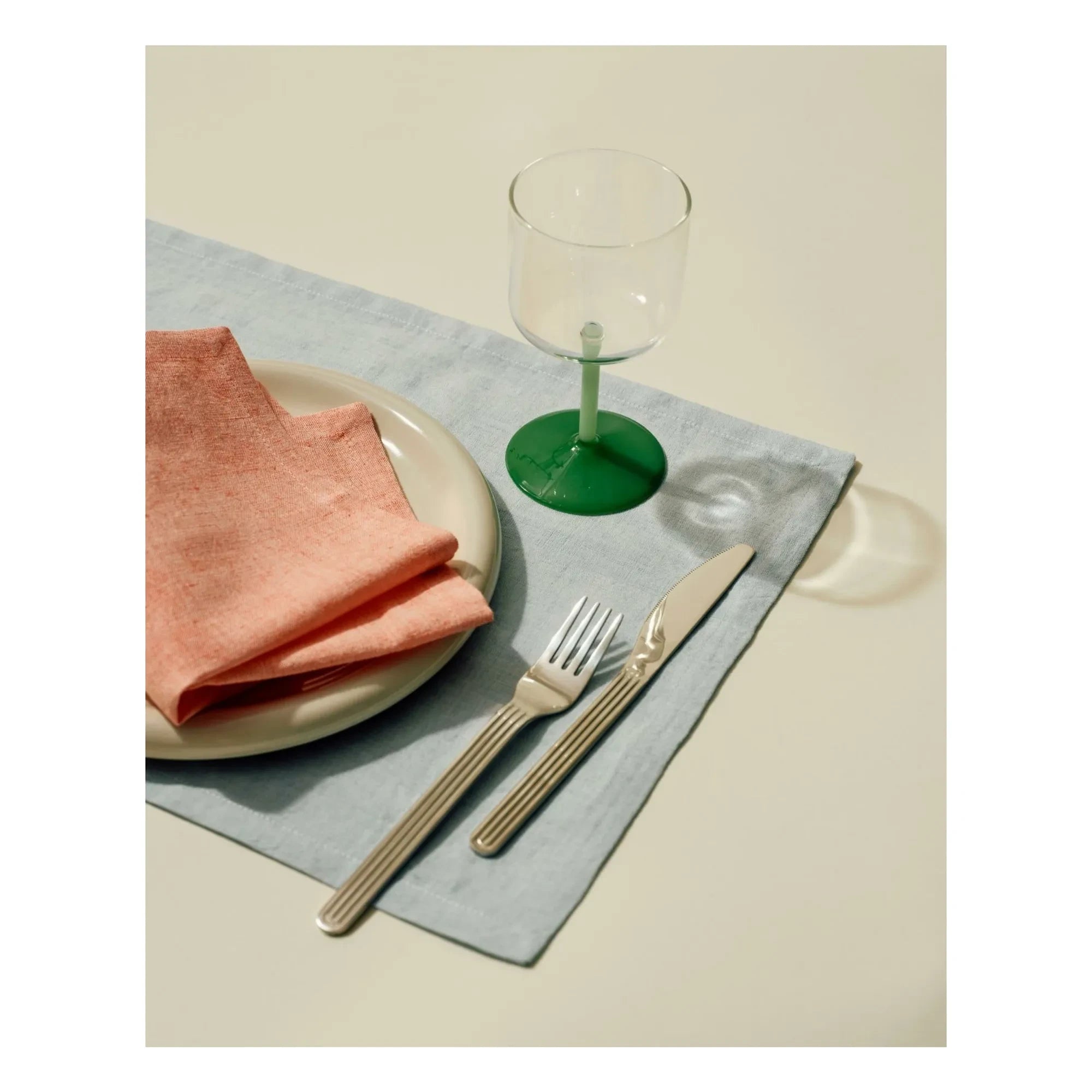 Hola - Copas de vino de colores - Set de 2 | Verde oscuro