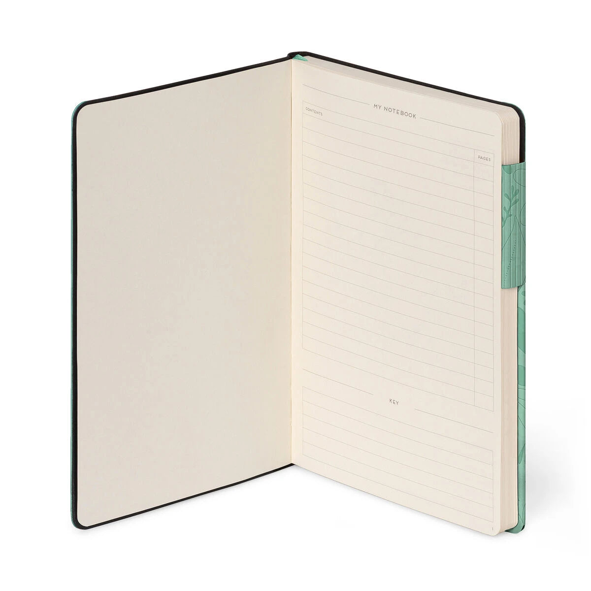 Legami - Cuaderno a rayas con funda suave monocromática - Jardín Botánico - Mi Cuaderno