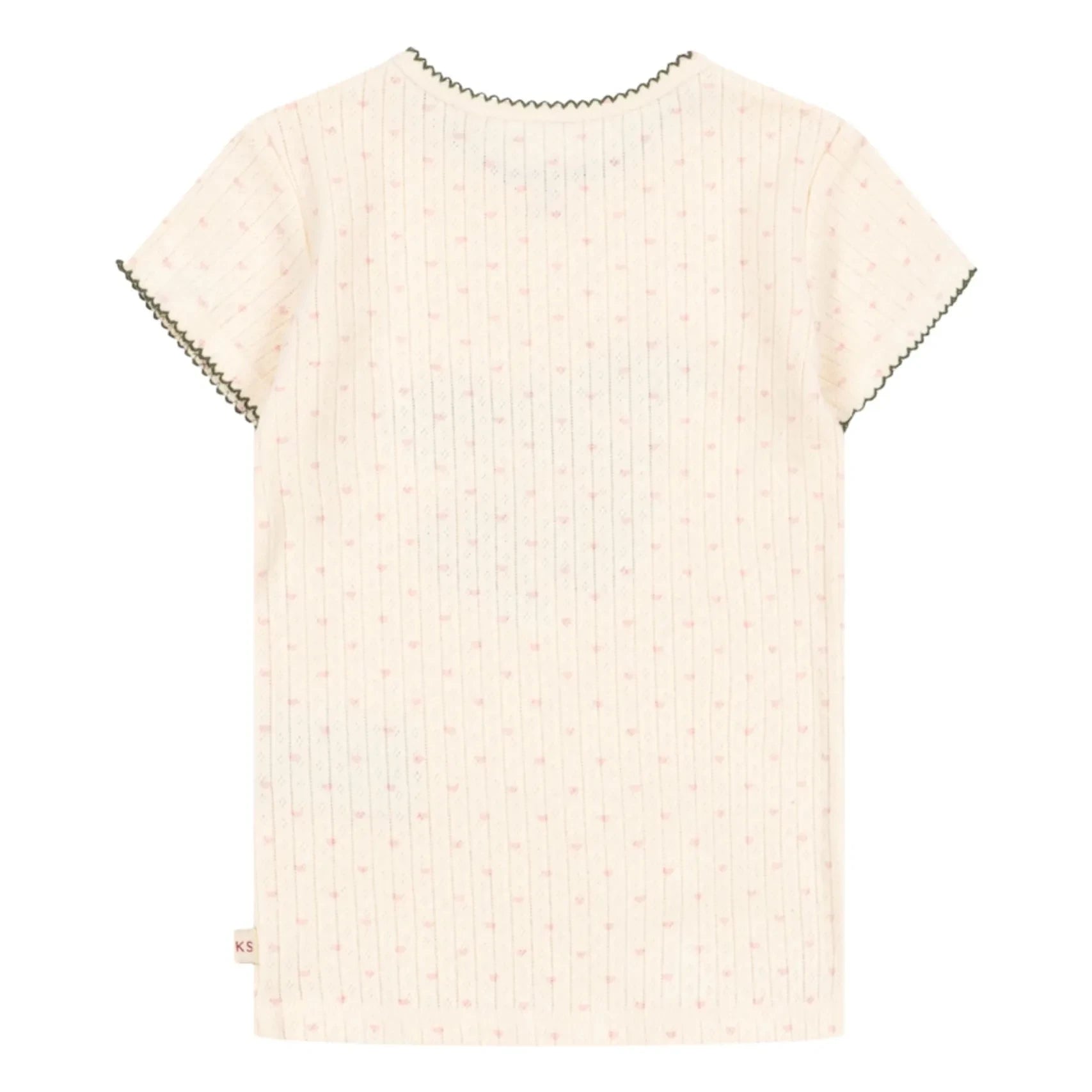 Konges Sløjd - Camiseta Minnie Cherry de algodón orgánico | Crudo