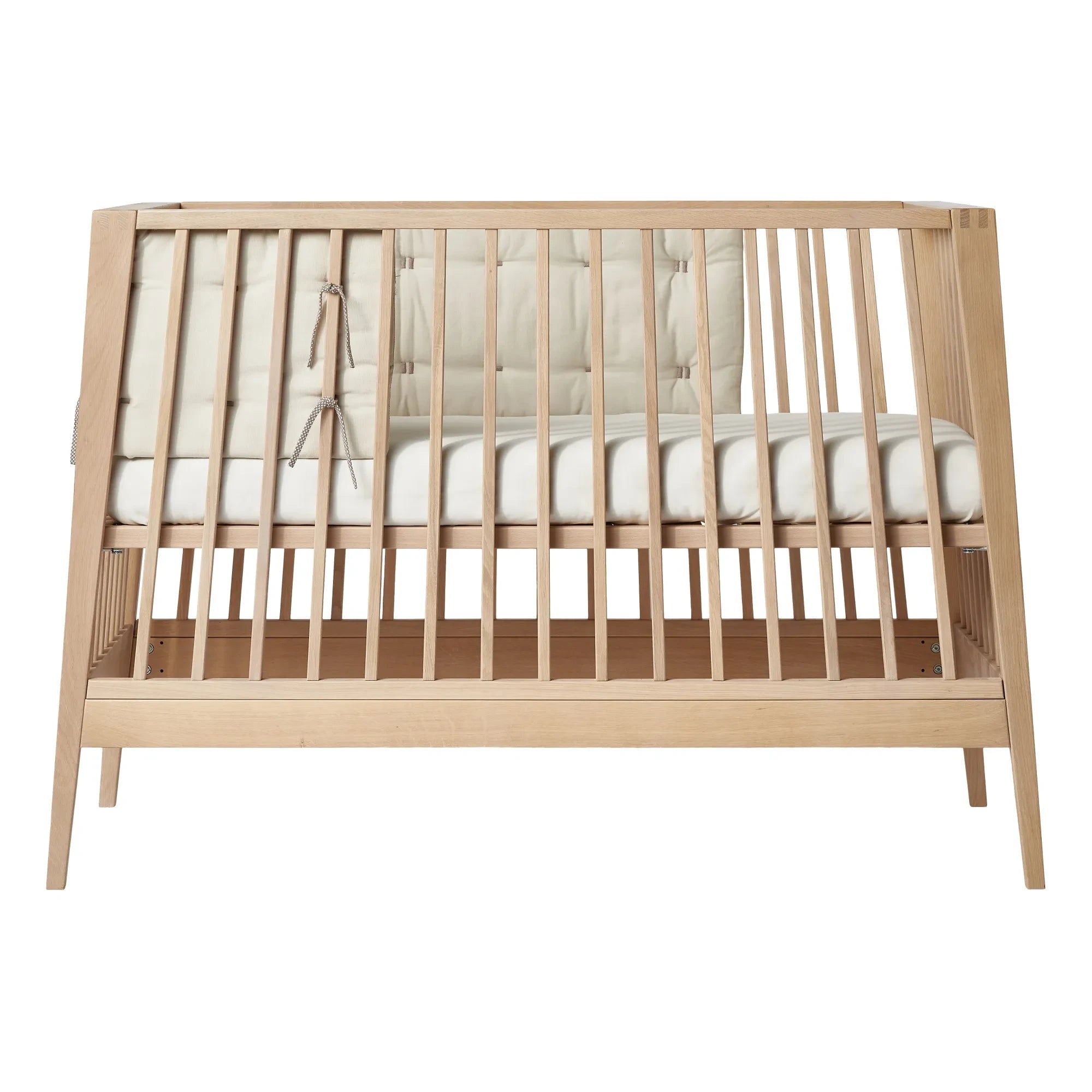 Leander - Protector de Cuna de Algodón Orgánico Linéa y Luna | Beige