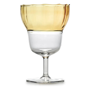 Serax - Vasos de vino Yam, Waww La Table - Juego de 4 | Amarillo