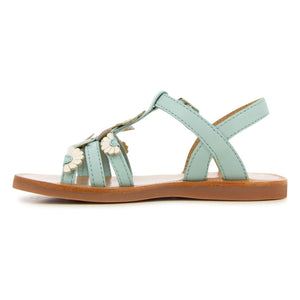 Sandalias Pom d'Api - Plagette Multi Daisy | Turquesa