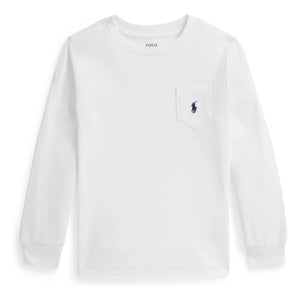 Ralph Lauren - Camiseta de manga larga con logo | Blanca