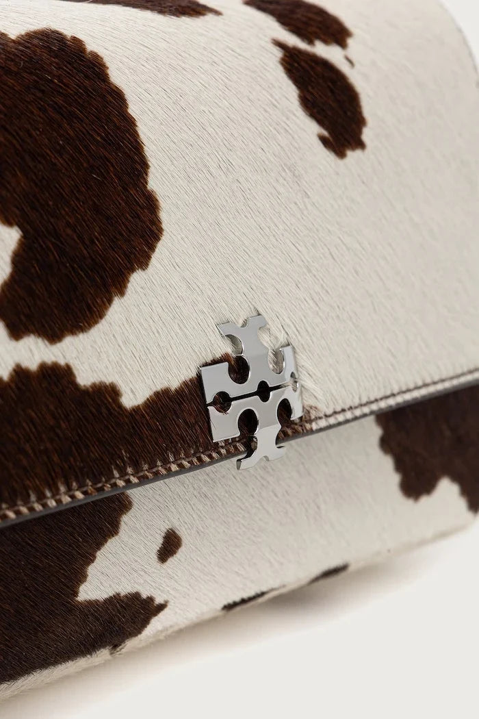 Bolso bandolera de piel Tory Burch Charlie para mujer