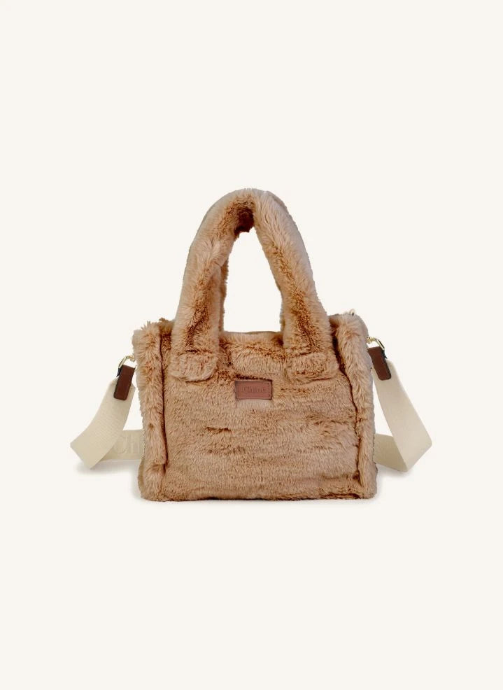 Chloé - Bolso de lino | Caramelo
