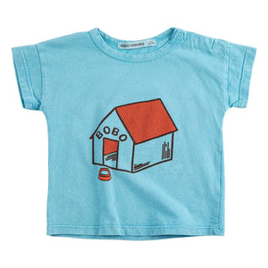 Bobo Choses - Camiseta de algodón orgánico Niche para bebé | Azul