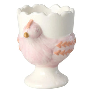 Rice - Huevera de cerámica Pollo | Rosa